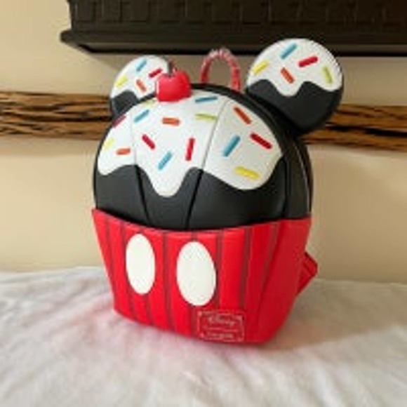 Loungefly Mickey Mouse Ears Sprinkle Cupcake Mini Backpack main image 8